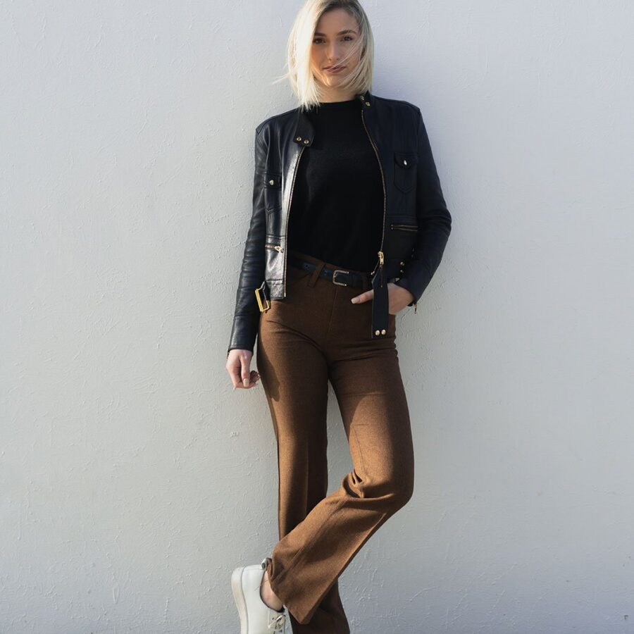 Stretch flare jeans