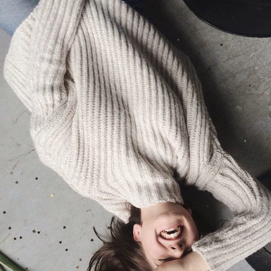 Super soft funnel sweater